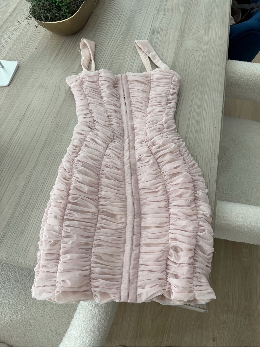 House of CB Cate  Dress in Blush Pink - Picture 10 of 13